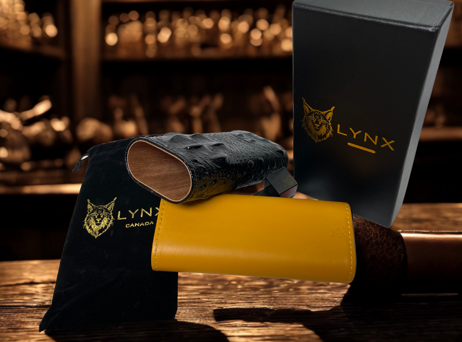 LYNX Alligator Leather Sleeve