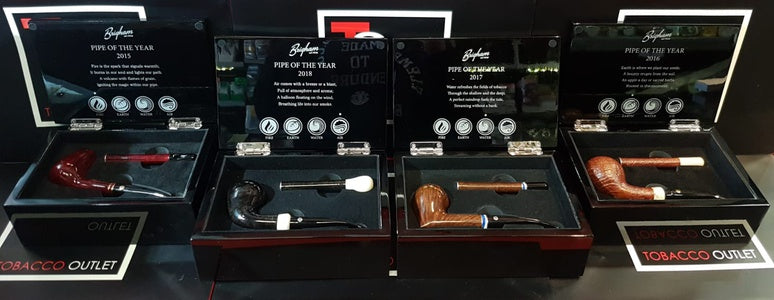BRIGHAM ELEMENTS PIPE OF THE YEAR SERIES 2015, 2016, 2017, 2018