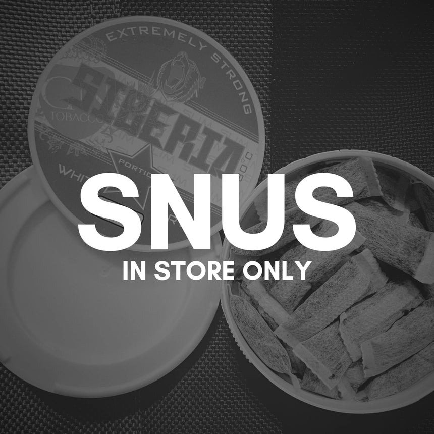 SNUS and Nicotine Pouches (IN STORE ONLY)