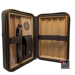 LYNX Premium Leather Cigar Case