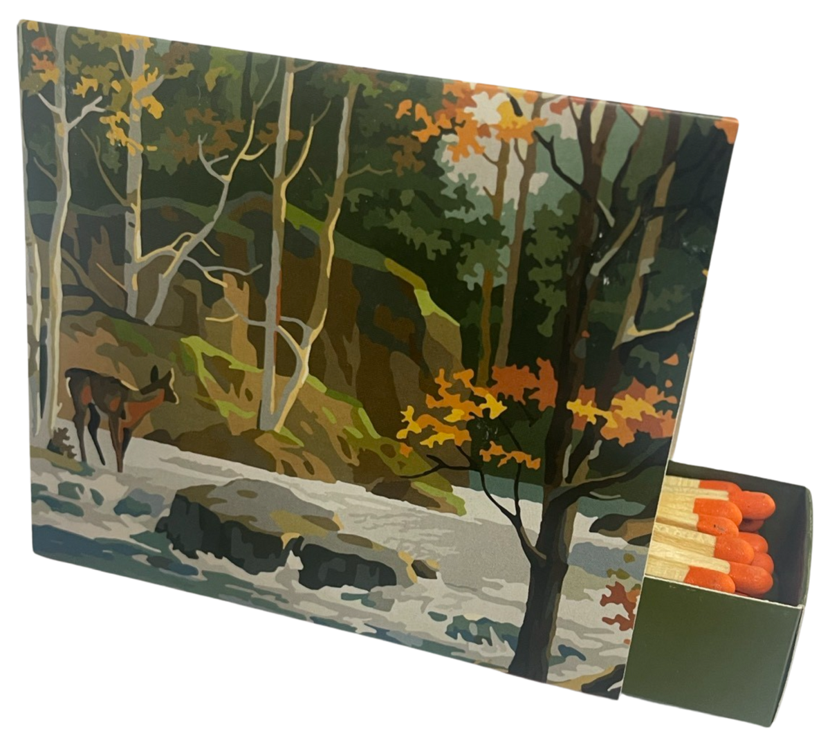 4" House Matches in 60ct in Large Wilderness Box