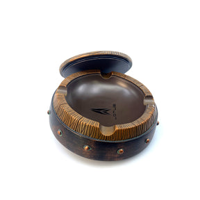 Lotus Resin Barrel Ashtray
