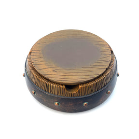 Lotus Resin Barrel Ashtray