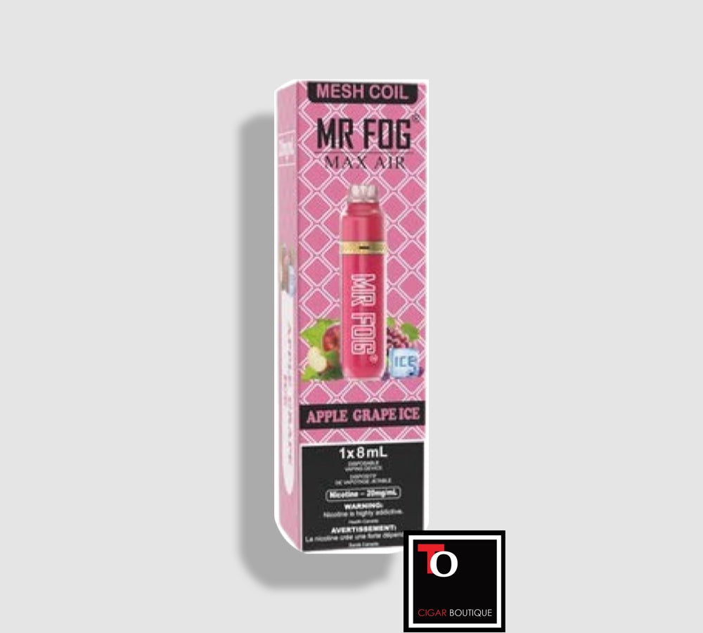 Mr Fog Calgary. Calgary VAPE, Disposable Vape Max Air by Mr. Fog available in our Calgary Shops